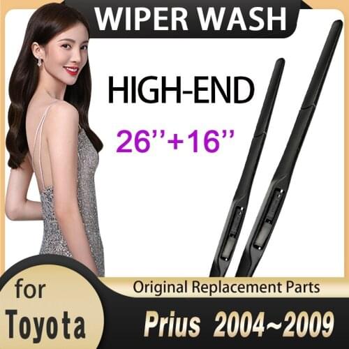Car Wiper Blade Windshield for Toyota Prius XW20 20 Touring 2004~2009 Windscreen Wipers Car Accessories 2005 2006 2007 2008