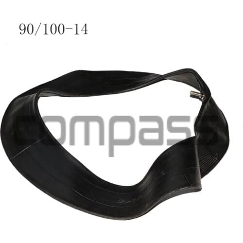 90/100-14 90/100x14 Tire inner Tube Replacement for Dirt Bike 110cc 125cc 140cc 2.50-14 14 Inch Big Wheels - Black