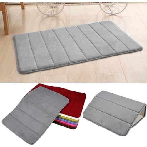 Thick Memory Foam Spa Bathroom Shower Mat Carpet Non-slip Rug Non-slip Floormat