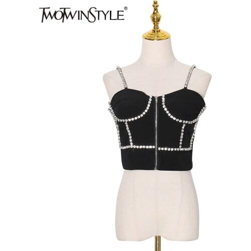 Женские летние топы TWOTWINSTYLE China At AliExpress