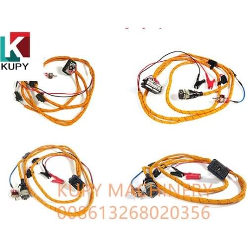 CAT Excavator Spare Parts C9 Test Wire Harness, C13 Engine Wiring Harness for Caterpillar