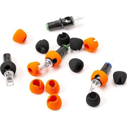 20pcs/Box Tattoo Grip Cover Memory Foam Finger Cover Grip for Hawk Style Tattoo Cartridge Needles