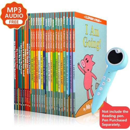 25 Books/set An Elephant & Piggie Book Educational Toys for Children Kids Learn English Picture Story Books Extracurricular Book