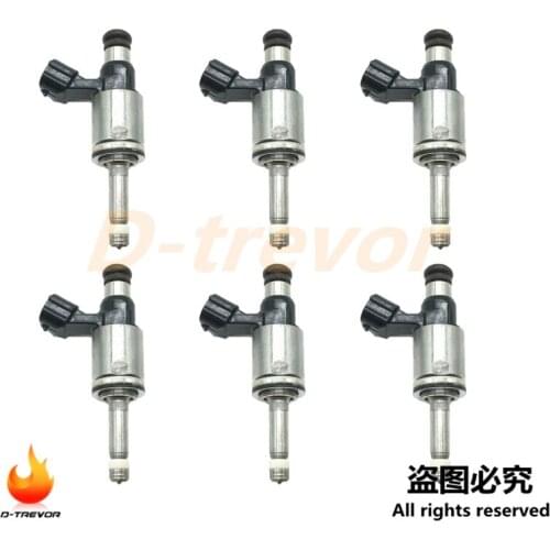 6pcs Fuel Injector 23250-36030 For 2016 Lexus IS200T
