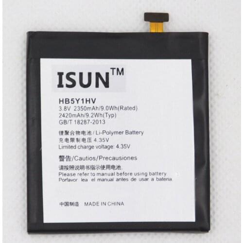 ISUNOO 2350mAh HB5Y1HV / HB5Y1V Battery For Huawei Ascend P2 Batterie Battery