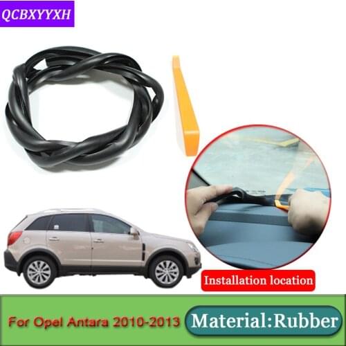 Car-styling For Opel Antara 2010-2013 Anti-Noise Soundproof Dustproof Car Dashboard Windshield Sealing Strips Auto Accessories