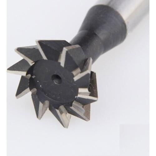 Beable tools Dovetail Milling Cutter With Straight Shank End Mills Cutter for Metal Stainless Steel Hole Milling High Precision