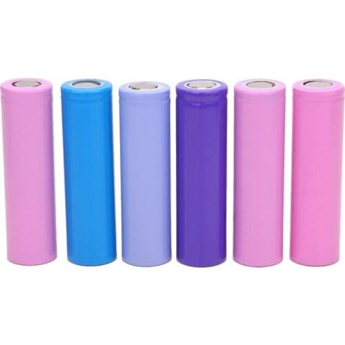 ALLOYSEED Random Color 3.75V 1800 2000 2200 2600mAh 18650 Lithium Rechargeable Battery For Flashlight Batteries DIY Power Bank