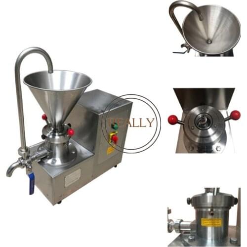 Stainless steel REJMS 60 potato fruit paste making chilli Colloid mill beans grinder machine for commercial and home use
