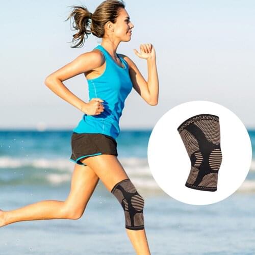Copper Knee Brace Knee For Sports Riding Protection Support Pads Compression Sleeve Knee Pad Wrap Running Volleyball Kneepad