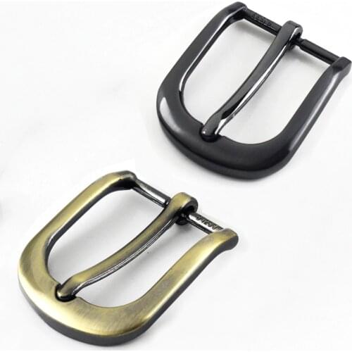 1pcs Metal 3cm Belt Buckle Casual Brushed End Bar Heel bar Single Pin Belt Buckle Leather Craft Webbing fit for 27-29mm belt
