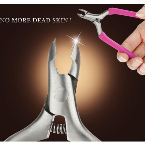 Stainless Steel Nail Scissor Manicure Clipper Cuticle Scissors Nail Art Tools Dead-skin Remover Nail-edge Cutter Scissor