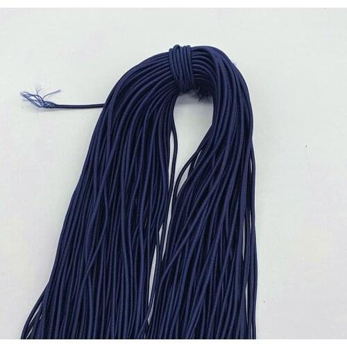 New 5 Yards/lot 2.0 2.5mm Hight-Elastic Bands Spool Sewing Band Round Elastic Cord Diy Handmade Sewing Materials #11