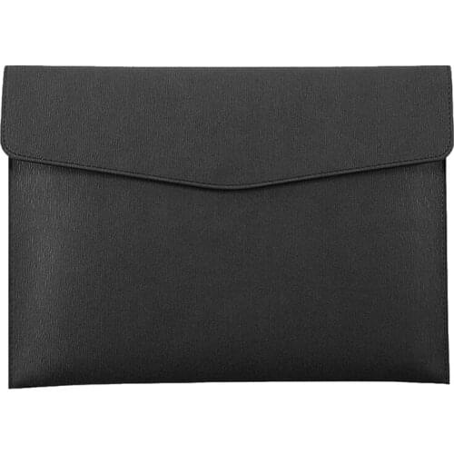 PPYY-PU Leather A4 File Folder Document Holder Waterproof Portfolio Envelope Folder Case With Snap Closure
