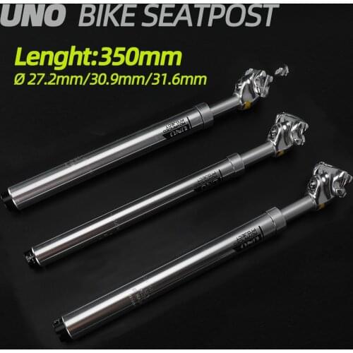 UNO Bike Seatpost Suspension MTB Mountain Bicycle Damping Shock Absorber Seat Tube Bike Dropper Seatpost 27.2 30.9 31.6x350mm