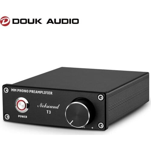 Douk Audio T3 HiFi MM Phono Stage Preamp RIAA Record Player Preamplifier Turntable Amplifier