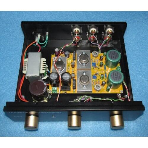 Cow input pure class A single-ended output germanium tube pre-amplifier, quiescent current is more than 200mA