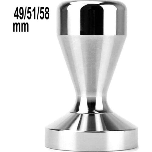 49mm 51mm 58mm Coffee Tamper Stainless Steel Home Espresso Latte Art Pressure Coffee Hammer Flat Powder Bean Press Maker Tools