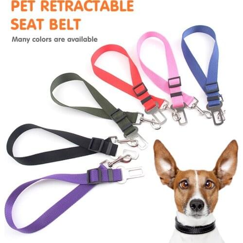 Pet Dog Car Seat Belt Dog Retractable Seat Belt Pet Leash Dog Car Protection Belt Dog Accessories Pet Products Cat Accessories