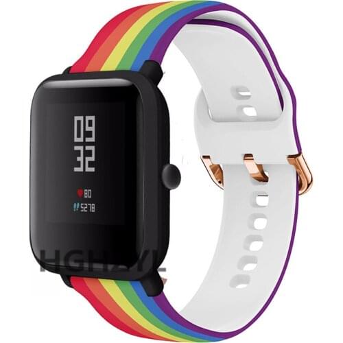 Wrist Strap for Huami Amazfit GTS Silicone Watch Bands For Xiaomi Amazfit bip 1S Replacement Bracelet Band Smart Accessories