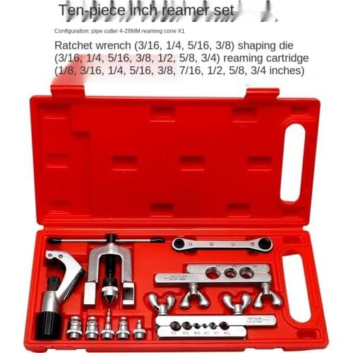 SAE & Bubble ISO Metric 45 Double Single Tube Brake Line Flare Flaring Tool Set