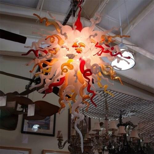 Modern Suspension Chandeliers Lamps 28*40 Inches LED Pendant Lights Wholesale Murano Chandeliers