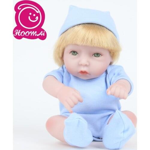 Amazing Bebe Reborn Newborn 10Inch Lifelike Full Vinyl Body Silicone Body 25 cm Realistic Babies Toy Christmas Present Playmates