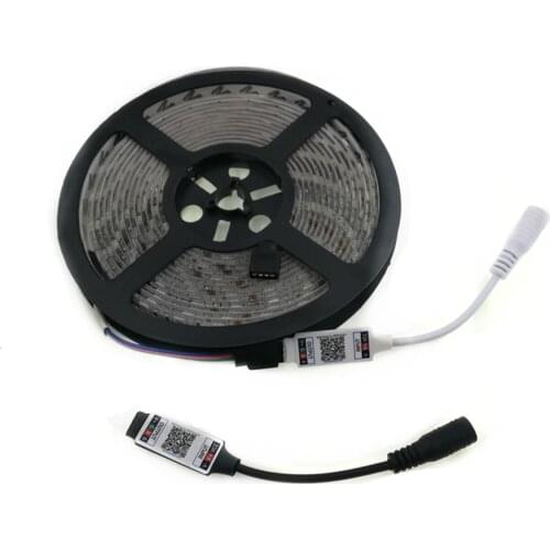 Wifi Mini RGB Bluetooth Controller DC 5V 12V 24V Mini Music Bluetooth Controller Light Strip Controller For RGB RGBW LED Strip