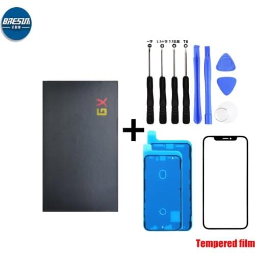GX JK HE ZY OLED For iPhone X XS XS MAX XR LCD Display Touch Screen Digitizer Assembly For iPhone 11 11 Pro 11 Pro Max Display