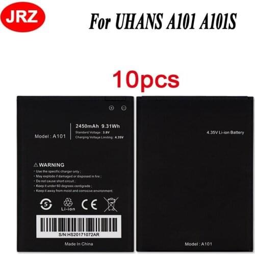 10PCS/LOT 2450mAh For UHANS A101 A101S Battery Batterie Bateria AKKU Accumulator