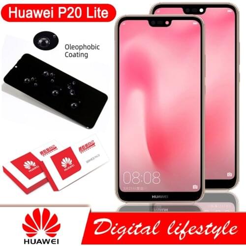 10PCS/LOT Original 5.84'' LCD with Frame for Huawei P20 Lite Nova 3e LCD Display Touch Screen Digitizer ANE-LX1 ANE-LX3