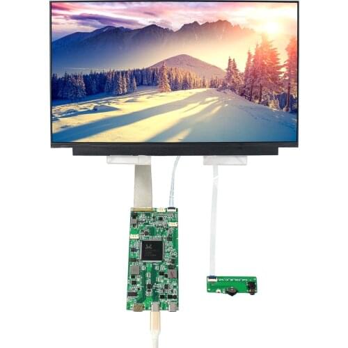 15.6" 4K 15.6inch 3840X2160 IPS LCD Screen NV156QUM-N32 Replacement Laptop LCD Display with Mini HD MI Type C Controller Board