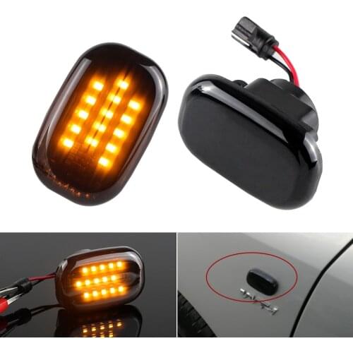 2pcs For Toyota Liteace/Townace CR4/KR4/SR4 (10/96-07/07) Dynamic Led Side Marker Flowing Turn Signal Light Panel Lamp