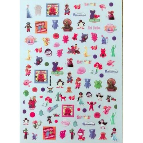 2020 Japanese New Style Super Thin Carton Nail Stickers Traceless Nail art Nail Decoration Cute Fashion Women Girl Gifts Hot