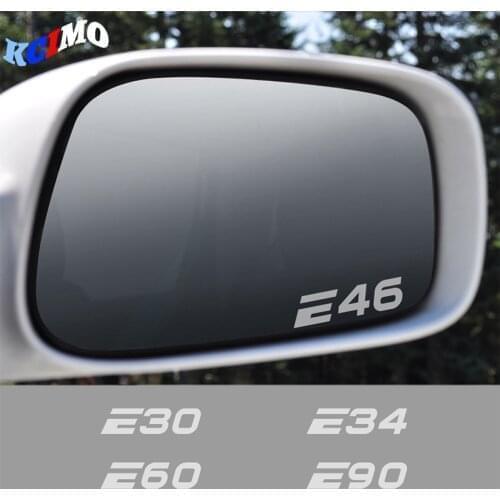 Car Rearview Mirror Vinyl Decal Sticker For BMW E39 E46 E60 E90 E28 E30 E34 E36 E53 E61 E62 E70 E87 E91 E92 E93 Car Accessories