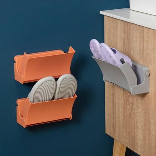 Household Folding Shoe Rack Shoe Organizer Room Organizer Drain Rack Storage Shelves Bathroom Slipper Storage Rack Wall Shelf
