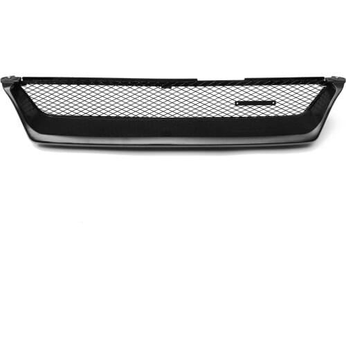 Glossy Black Racing Grills Car Front Bumper Grille Grill Wagon Style For Toyota Corolla AE101 1993 1994 1995 1996 1997