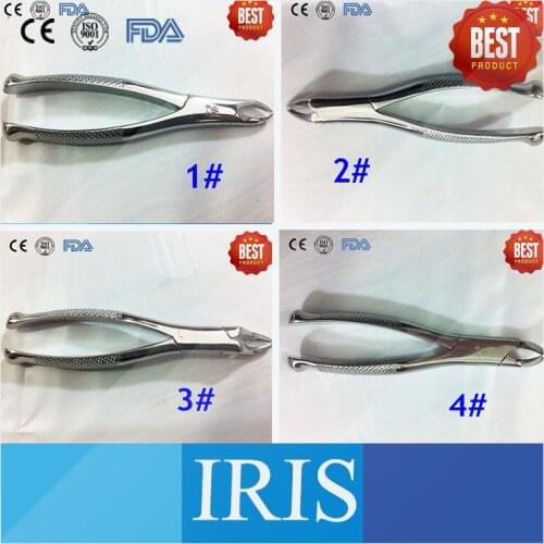 2 Pieces/lot Dental Surgery Instrument Tool Tooth Extraction Forceps for Extracting Molar and Incisors Children Teeth Forceps