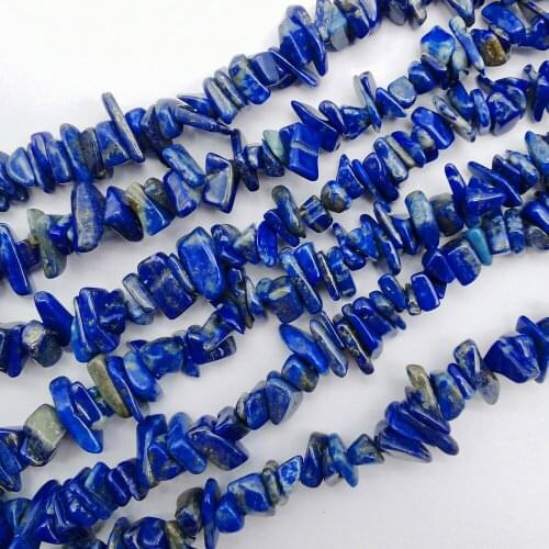 Lapis Chip Loose Beads Strand 32 Inch Jewelry Making E002