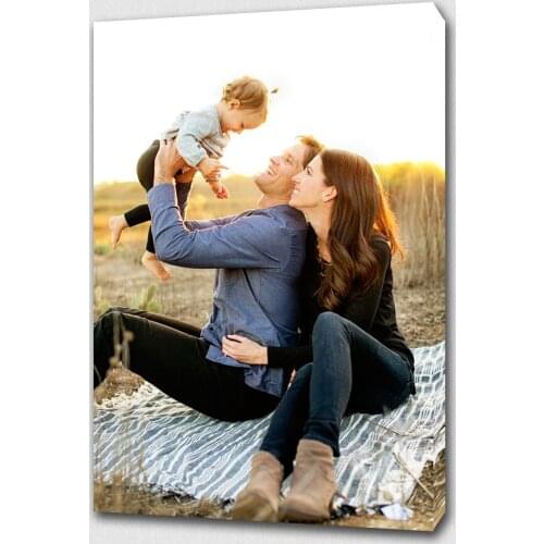 Custom Your Family Photo Memories Personalized Canvas Print On Canvas For Home Decoration Wall Art/ Gifts