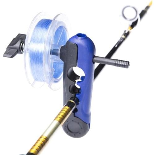 Portable Universal Fishing Line Spooler Adjustable For Various Sizes Fishing Rods Bobbin Reel Winder Board Spool Line Wrapper