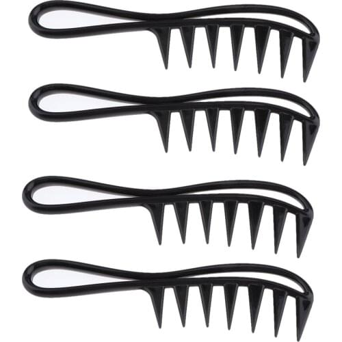 4pcs Professional Mens Oil Hair Comb For Hairstyling,Hairdressing,Barbers Salon