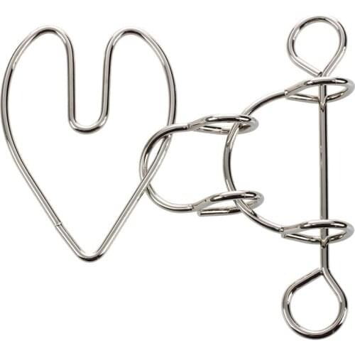 Heartbreak Wire Brain Teaser Metal Puzzle