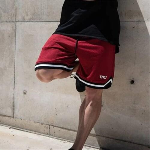 New Quick Dry men shorts Latest Splicing Mesh Breathable Fitness Sports Leisure Basketball Pants Outdoor Running Training Shorts