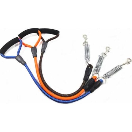 1 Pcs Pet dog Leash Medium Small dogs buffer Leash Spring Explosion-proof Traction for dogs chain Nylon traction belt leash