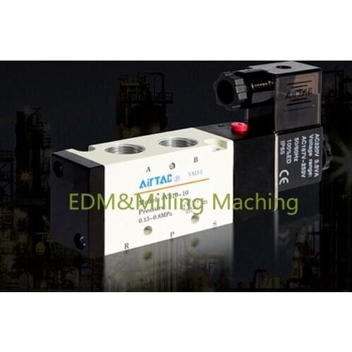1PCS High Quality 4V310-10 5 Way 2 Position 1/4" Port Airtac Pneumatic Air Solenoid Valve AC220V DURABLE New