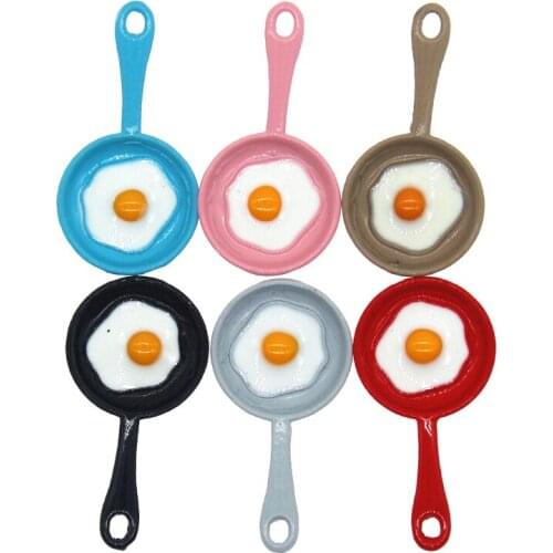 10pcs Cute Enamel Series Saucepan Charms Fried egg Pendant For Jewelry Making DIY Bracelet Earrings Necklace Girls Findings