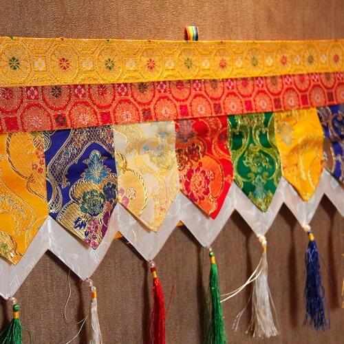 500CM long Wholesale Buddhist suppliy Buddhism HOME Temple buddha Hall Wall Deco Enclosing curtain Tapestry draperies WEIMAN