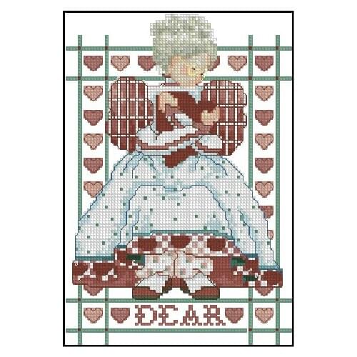 FREE Shipping Top Quality counted cross stitch kit Dear Mother Mum, gift to mother