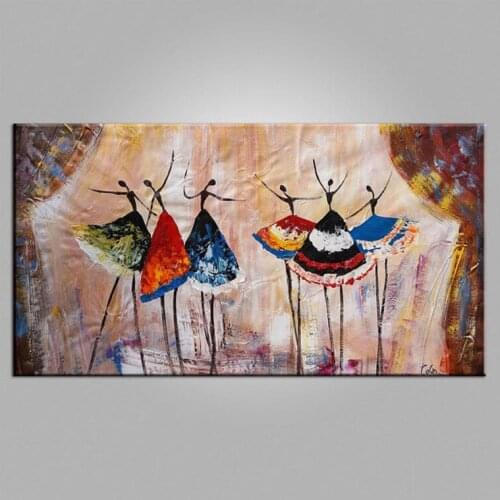 Large Mosaic diamond painting Handmade Textured Ballet Dancer Wall Art Abstract 5d Diamond Embroidery full square drill Z1231